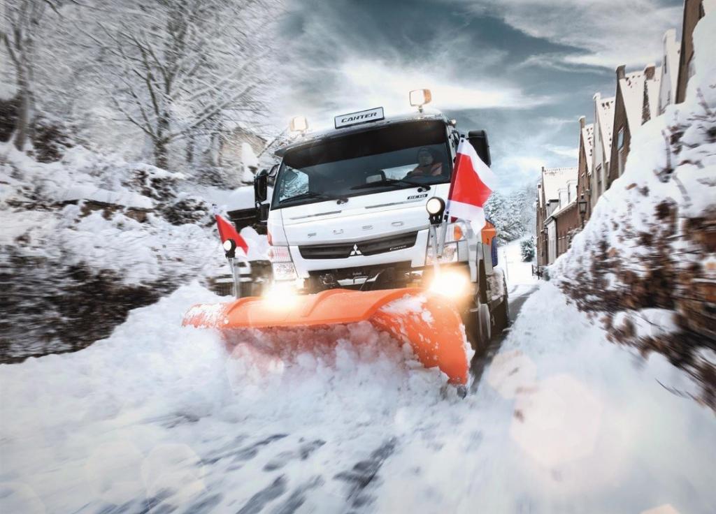 Fuso – Canter 4x4 jako komunální vozidlo